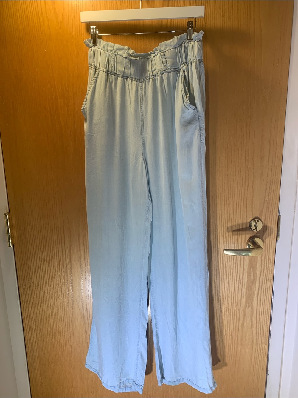 Thread & Supply Light Blue Wide Leg Pants - Size L
